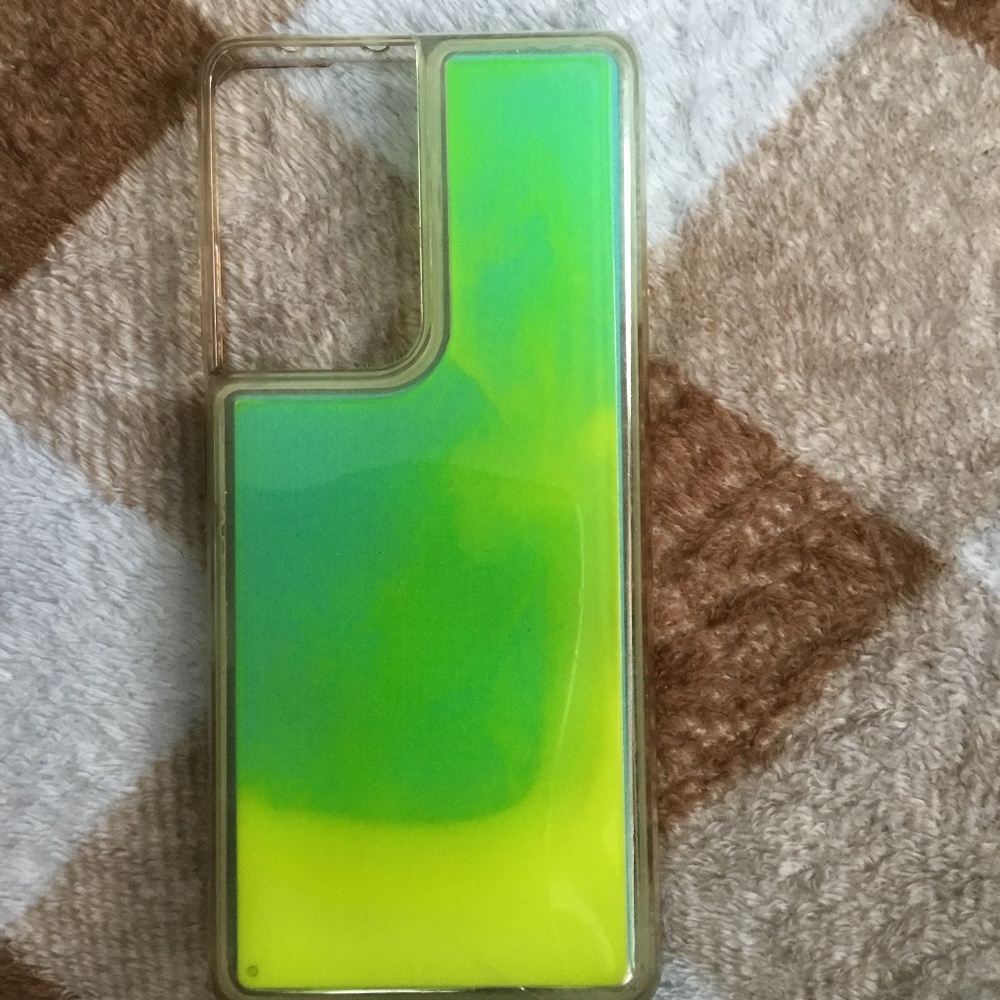 Galaxy s21 ultra Fluorescent  green/yellow case